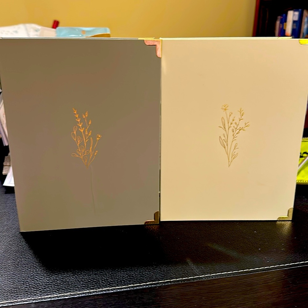 A5 Binders with plastic binder pockets